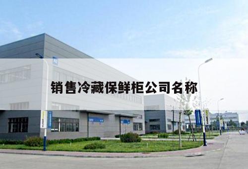 銷售冷藏保鮮柜公司名稱