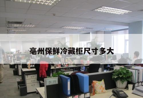 亳州保鮮冷藏柜尺寸多大